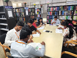 Students collaborating at student club activities